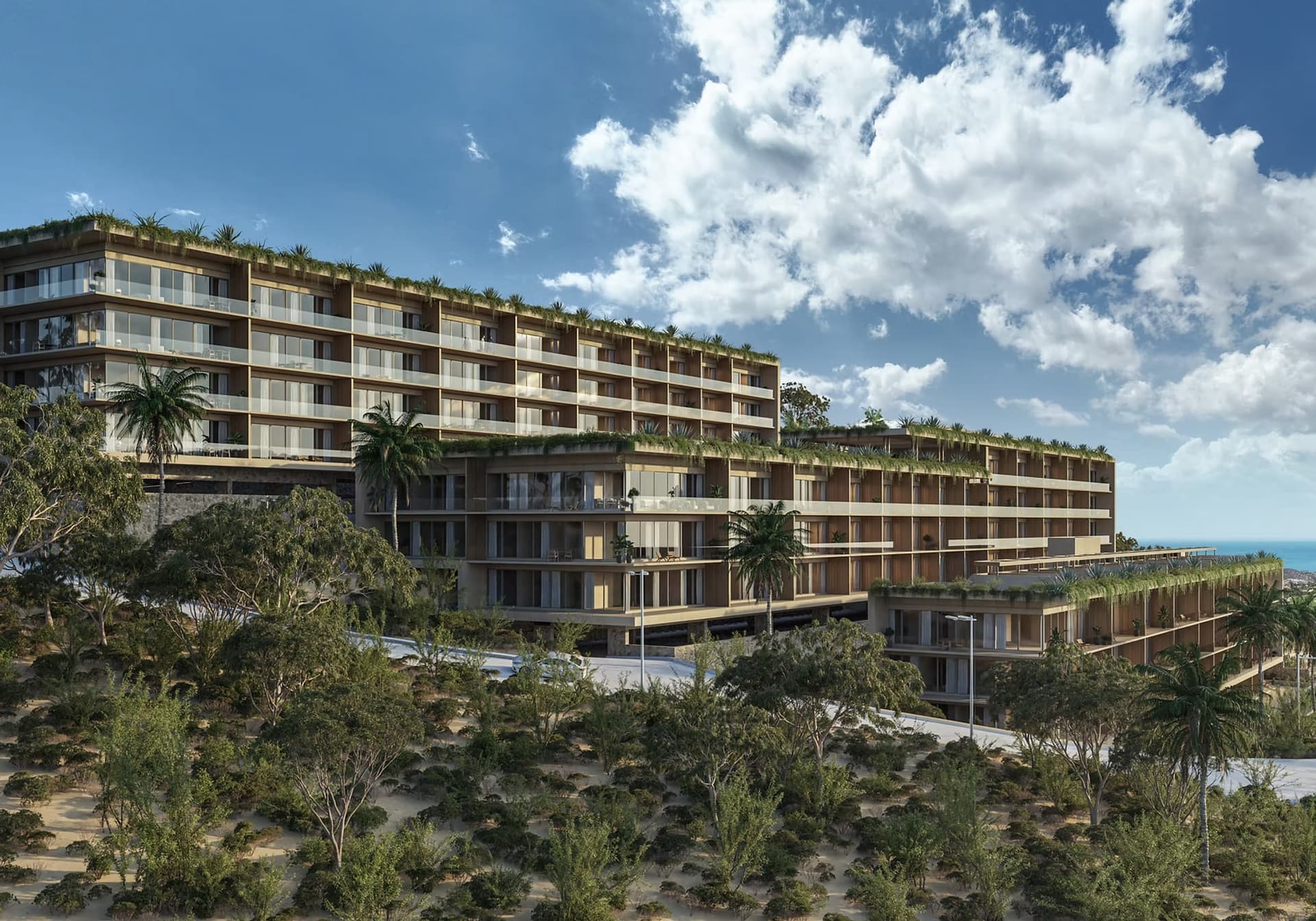 Residenciales frente al mar